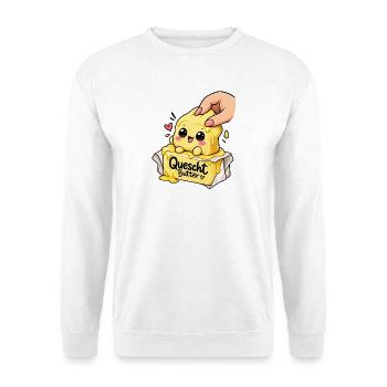 Quescht Butter Squishi - Unisex Pullover - Weiß - Vorne