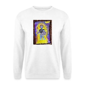 Finde Jesus von Eunice Ahiale - Unisex Pullover - Weiß - Vorne