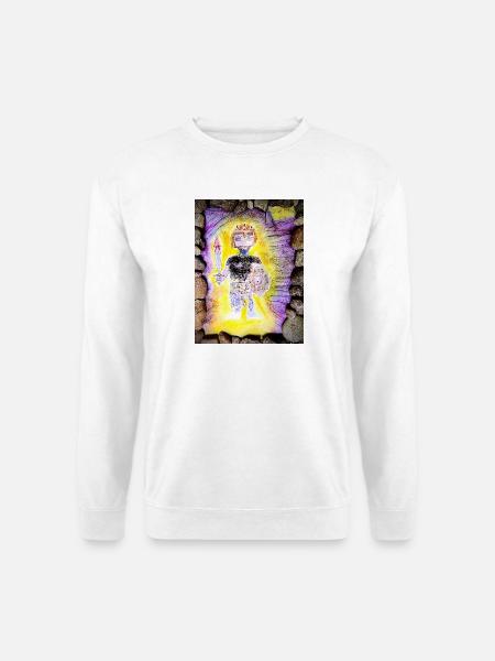Finde Jesus von Eunice Ahiale - Unisex Sweatshirt - white