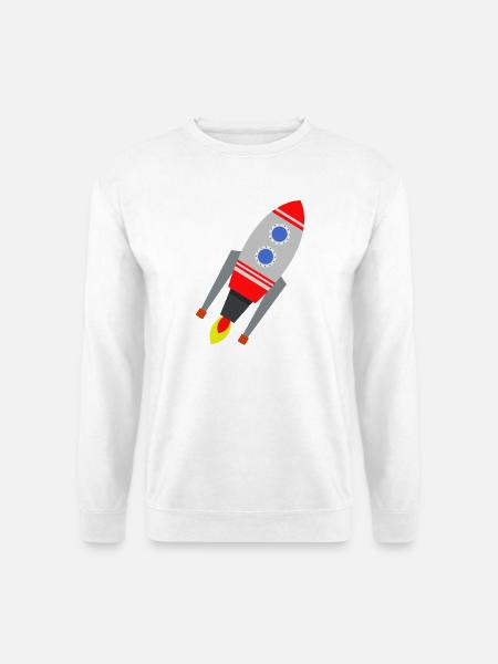 Rakete - Unisex Pullover - Weiß