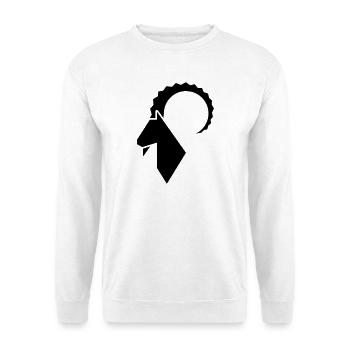 Biohof Gunz 3 - Unisex Pullover - Weiß - Vorne - Alina (178cm) & Michal (187cm)