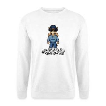 Sahara Drip Camel Streetwear - Unisex Pullover - Weiß - Vorne - Alina (178cm) & Michal (187cm)
