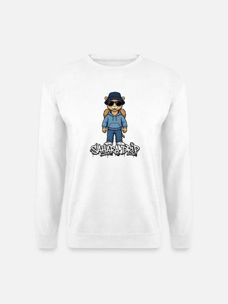 Sahara Drip Camel Streetwear - Unisex Pullover - Weiß