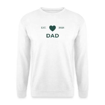 Dad established 2026 - Unisex Sweatshirt - white - Front