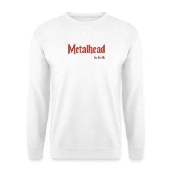 Métalleux - Sweat-shirt Unisexe - blanc - Devant