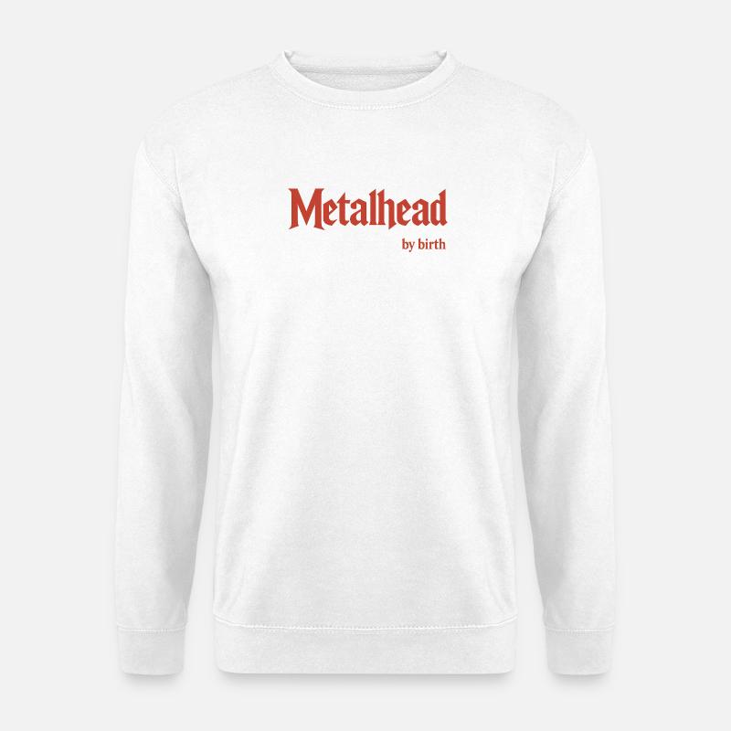 Metallkopf - Unisex Pullover - Weiß