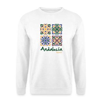 Andalusian Tiles 3 - Unisex Sweatshirt - white - Front