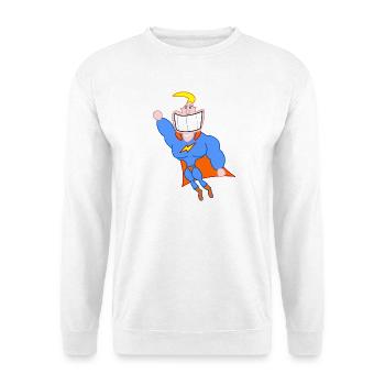 Superhero - Unisex Sweatshirt - white - Front