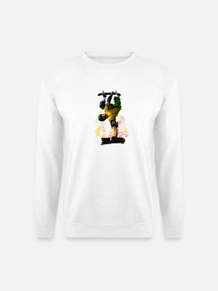 Skateboarding - Unisex Pullover - Weiß