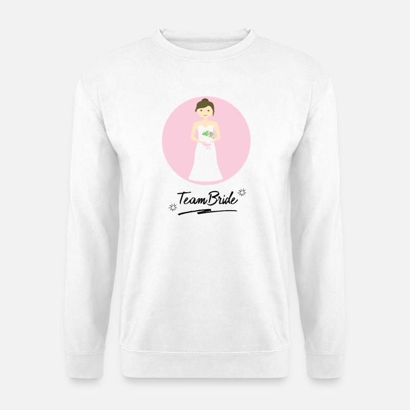 bride - Unisex Pullover - Weiß