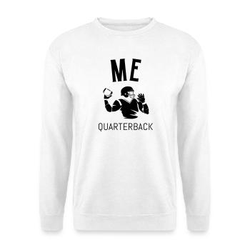 T-shirt de football américain Me Quarterback - Sweat-shirt Unisexe - blanc - Devant