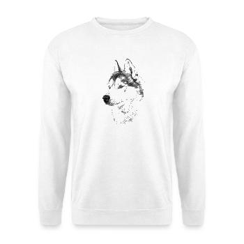 Husky - Unisex Sweatshirt - white - Front