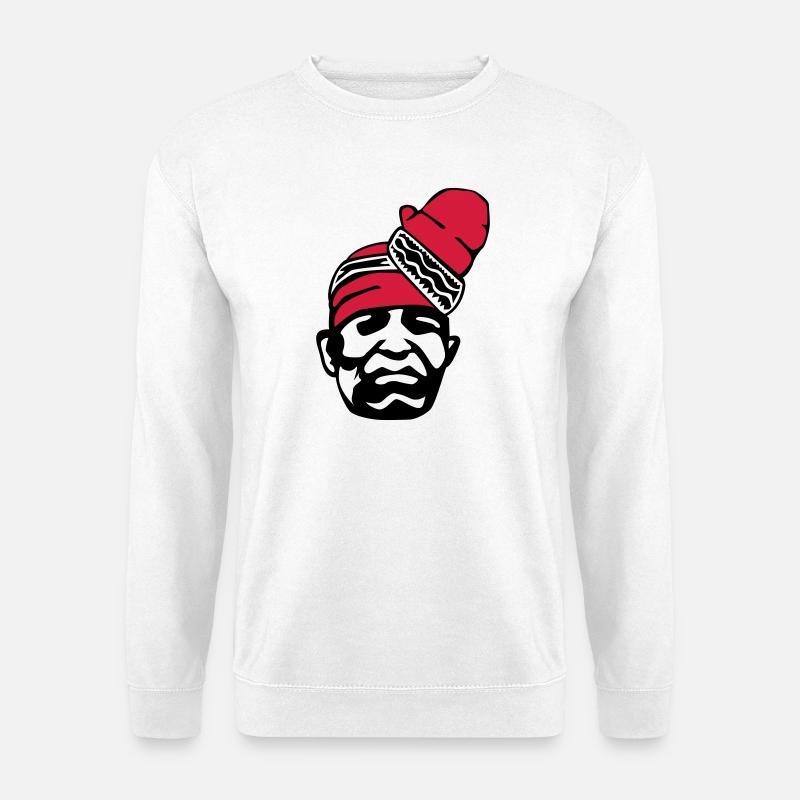 Alifuru Gesicht - Unisex Pullover - Weiß