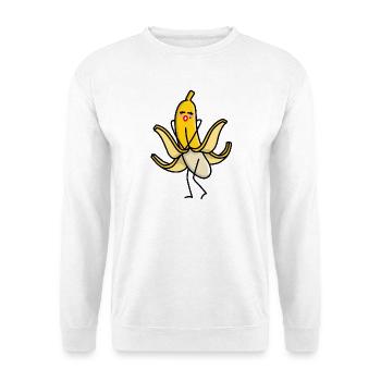 Marilyn, Monroe sexy banana blowing skirt up pun - Unisex Sweatshirt - white - Front