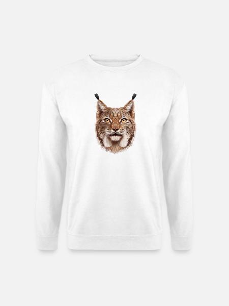 Luchs - Unisex Pullover - Weiß