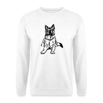 German Shepherd - Unisex Sweatshirt - white - Front