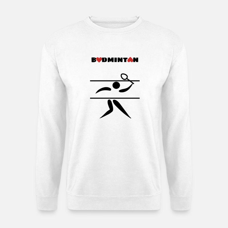 Badminton - Unisex Pullover - Weiß