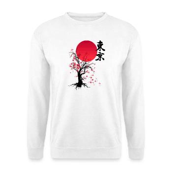 HERBST - KIRSCHBLÜTENHERBST - Unisex Pullover - Weiß - Vorne