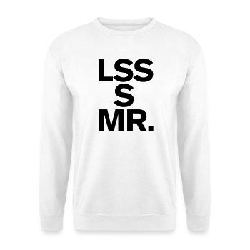 Architektur Design Kunst Minimalismus Less is more - Unisex Pullover - Weiß - Vorne