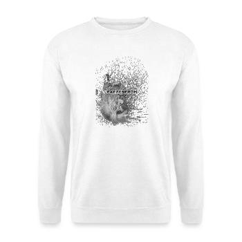 FARBENFROH Splatter Noir - Unisex Pullover - Weiß - Vorne
