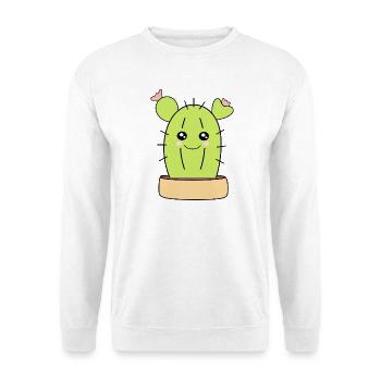 Kawaii Cactus Kawaii Chibi Kawaii Manga - Unisex Sweatshirt - white - Front