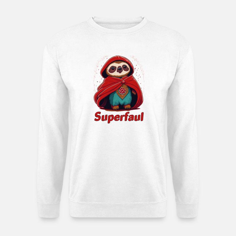 Superfaul - Unisex Pullover - Weiß