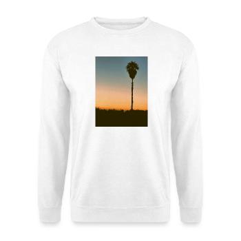 Palme2 vintage - Unisex Pullover - Weiß - Vorne