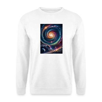 Galaktisches Wunder - Unisex Pullover - Weiß - Vorne