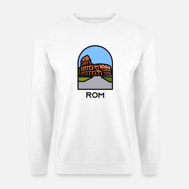 Rom - Kolosseum - Unisex Pullover - Weiß
