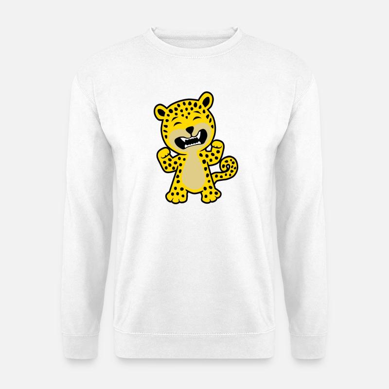 Leopard Grrrr - Unisex Sweatshirt - white