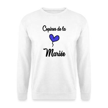 BRIDE'S GIRLFRIENDS - Unisex Sweatshirt - white - Front