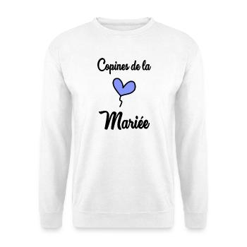 MARIEE. FUTURE MARIEE. EVJF. TEAM. TEAM MARIEE - Sweat-shirt Unisexe - blanc - Devant
