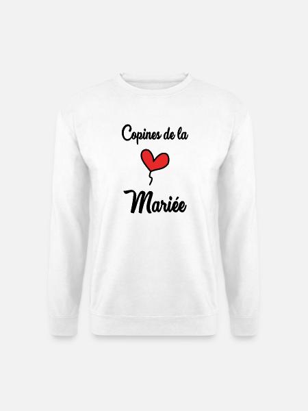 BRIDE'S GIRLFRIENDS - Unisex Sweatshirt - white
