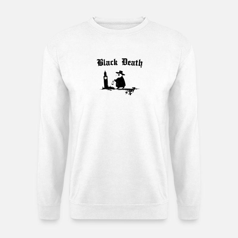 Black Death European Tour - Unisex Pullover - Weiß