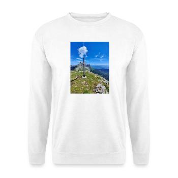 Rocher de la Balme in the Vercors - Unisex Sweatshirt - white - Front