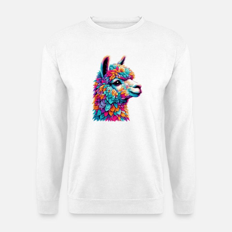 Alpaka - Unisex Pullover - Weiß