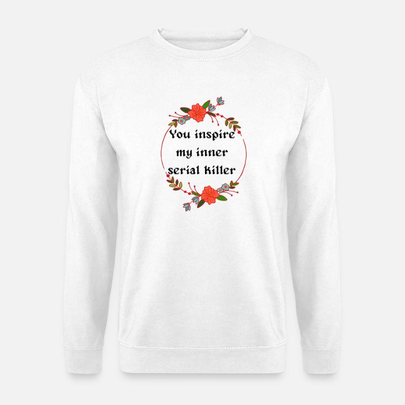 Serial killer - Unisex Pullover - Weiß