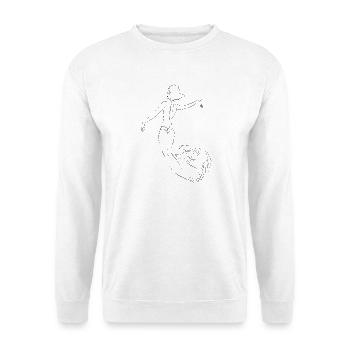 Meerjungfrau Mermaid - Unisex Pullover - Weiß - Vorne