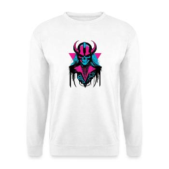 Retro-Zombie - Unisex Pullover - Weiß - Vorne