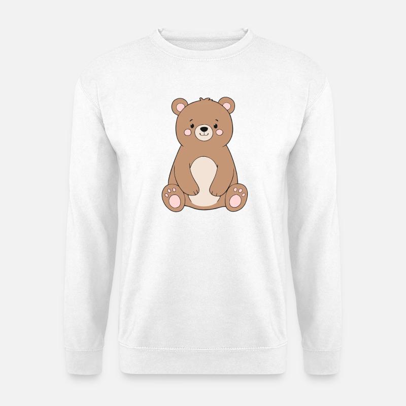 Bear - Unisex Sweatshirt - white