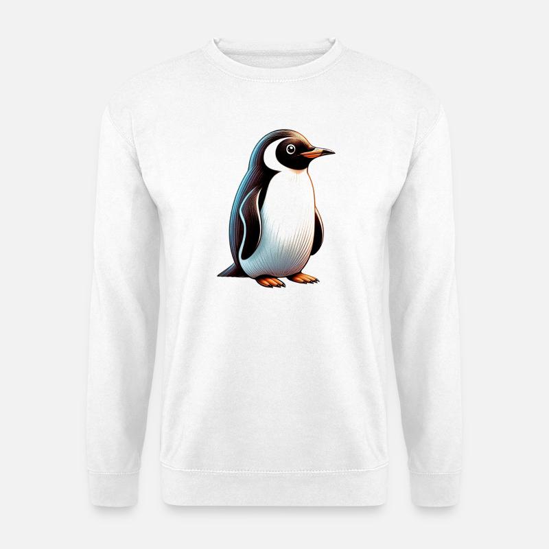 Pinguin - Unisex Pullover - Weiß
