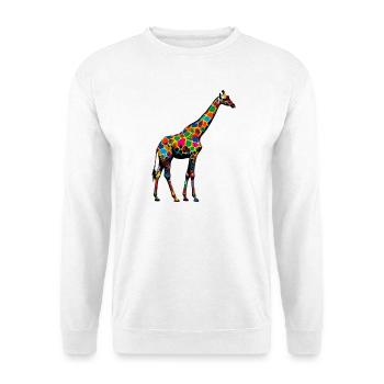 Girafe - Sweat-shirt Unisexe - blanc - Devant