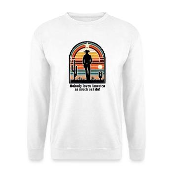Cowboy - Unisex Sweatshirt - white - Front