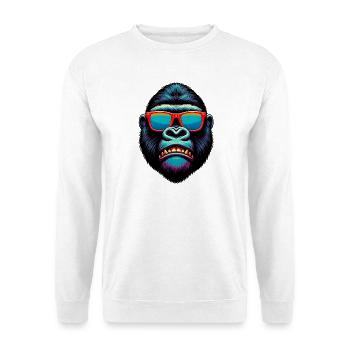 Gorilla - Unisex Sweatshirt - white - Front