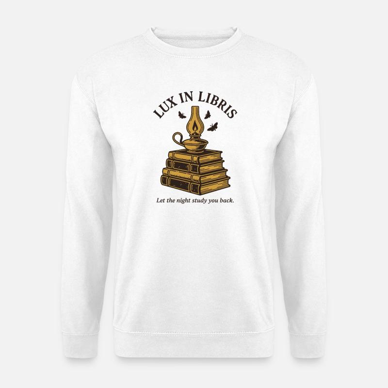 Lux in Libris - Unisex Pullover - Weiß