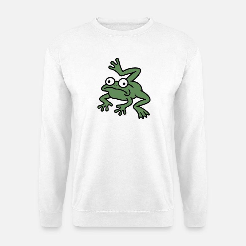 Cuisse de grenouille Derpy - Sweat-shirt Unisexe - blanc