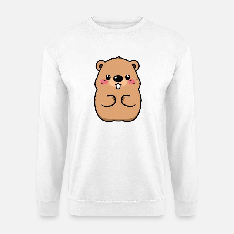 Murmeltier - Unisex Pullover - Weiß