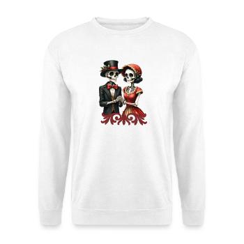 Romance de Noël des os. - Sweat-shirt Unisexe - blanc - Devant