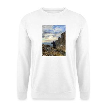 Sunset in the mountains - Unisex Sweatshirt - white - Front
