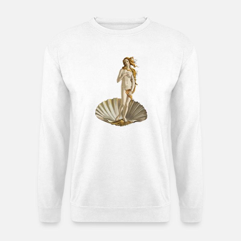 Die Geburt der Venus - Unisex Pullover - Weiß
